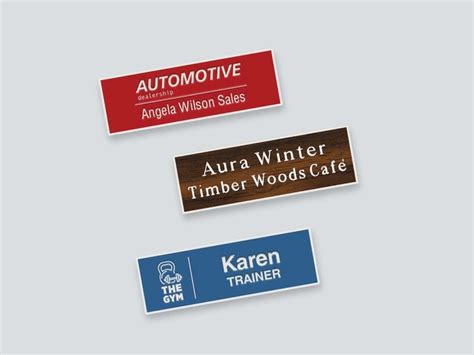 vistaprint magnetic name badges.